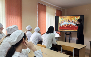 Иерей Артемий Щербицкий провел цикл  бесед в Борисовском медицинском колледже