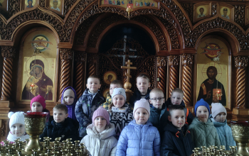 Воспитанники ГУО «Детский сад № 49» в храме Рождества Христова