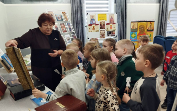 Воспитанники ГУО «Детский сад № 49» в храме Рождества Христова