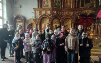 Ученики начальных классов СШ №2 посетили приход храма Рождества Христова