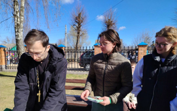 Акция «Евангелие в каждый дом»  на приходе Рождества Христова