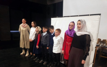 Воскресная школа кафедрального собора Воскресения Христова на пасхальном фестивале «Радость»