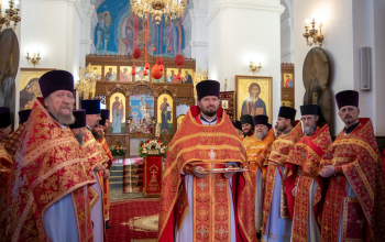 Пасха 2026: Соборное богослужение священнослужителей епархии