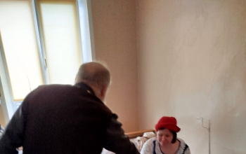 Пасха 2026: Поздравление с праздником Пасхи в больнице сестринского ухода аг.Лошница 