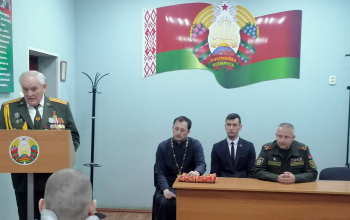 Иерей Артемий Щербицкий напутствовал новобранцев