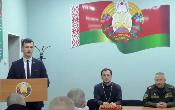 Иерей Артемий Щербицкий напутствовал новобранцев