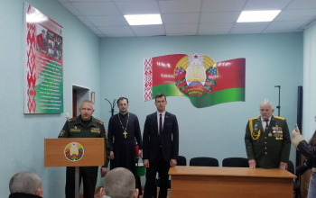 Иерей Артемий Щербицкий напутствовал новобранцев