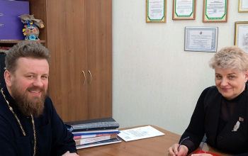 Визит иерея Антония Семилета в отдел ЗАГС г. Борисова