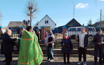 Вербное воскресенье в храме Рождества Христова