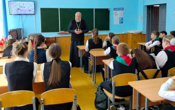 Беседа о вреде сквернословия в Лошницкой гимназии