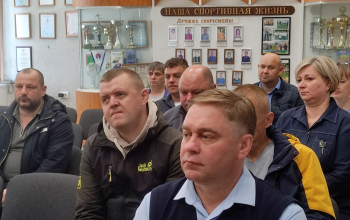 Беседа  в трудовом коллективе Борисовской дистанции пути