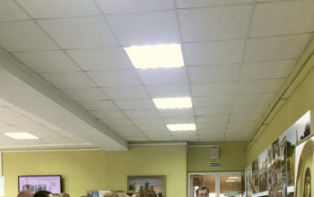 Прихожане храма Рождества Христова посетили фотовыставку «Литургия с Патриархом»