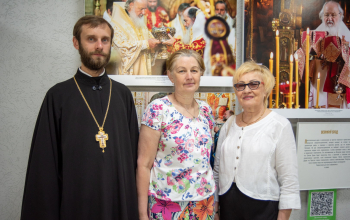 В Борисове открылась фотовыставка «Литургия с Патриархом»
