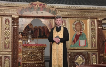 Новый иконостас в нижнем приделе храма Рождества Христова