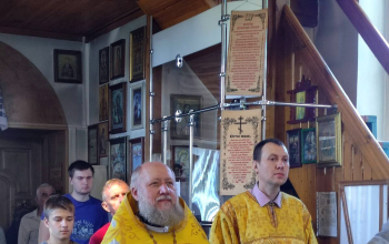 Молебен о белорусском народе в храме святого Архангела Михаила