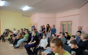 Воспитанники воскресной школы «Истоки» в центре коррекционно-развивающего обучения