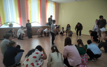 Воспитанники воскресной школы «Истоки» в центре коррекционно-развивающего обучения