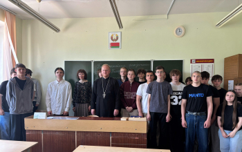 В Борисовском политехническом колледже состоялась встреча студентов с протоиереем Сергием Башкировым