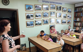 Встречи с детьми в дни летних каникул в храме Рождества Христова