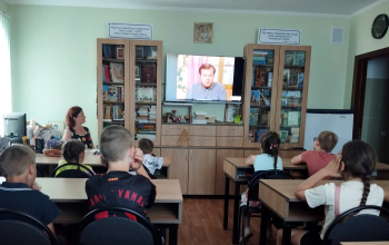 Встречи с детьми в дни летних каникул в храме Рождества Христова