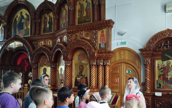 Встречи с детьми в дни летних каникул в храме Рождества Христова
