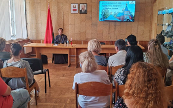 Встреча трудового коллектива ОАО «Экран» с иереем Артемием Щербицким
