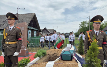 В деревне Липки перезахоронили останки шести неизвестных советских солдат