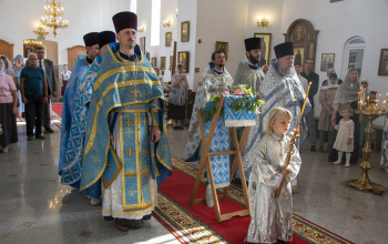 Престольный праздник Почаевского придела храма святого  Архангела Михаила