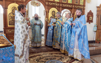 Престольный праздник Почаевского придела храма святого  Архангела Михаила