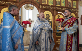 Престольный праздник Почаевского придела храма святого  Архангела Михаила