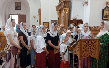Учащиеся Воскресной школы кафедрального собора посетили Полоцкий Спасо-Евфросиниевский женский монастырь