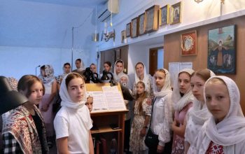 Учащиеся Воскресной школы кафедрального собора посетили Полоцкий Спасо-Евфросиниевский женский монастырь
