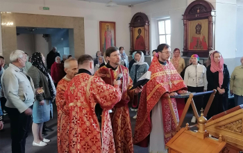 Праздник Усекновения главы Пророка Иоанна Предтечи в храме Рождества Христова
