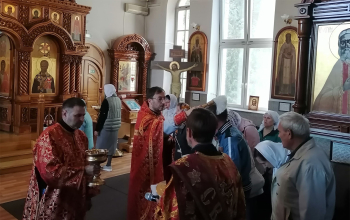 Праздник Усекновения главы Пророка Иоанна Предтечи в храме Рождества Христова