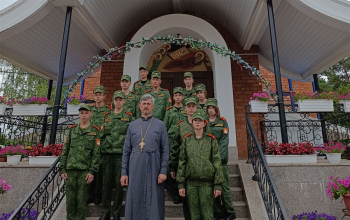 Учащиеся ГУО «Борисовское кадетское училище Минской области» в храме Рождества Христова