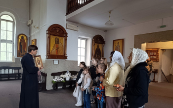 День православия в храме Рождества Христова для учащихся СШ № 12 