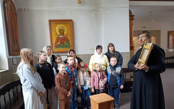День православия в храме Рождества Христова для учащихся СШ № 12 