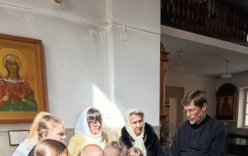 День православия в храме Рождества Христова для учащихся СШ № 12 