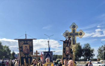 Крестный ход в Жодино: празднование дня памяти святых Петра и Февронии