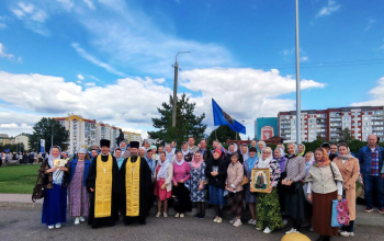 Крестный ход в Жодино: празднование дня памяти святых Петра и Февронии
