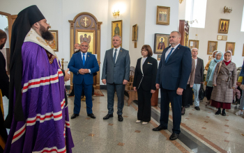 В день 500-летия агрогородка Зембин епископ Амвросий совершил молебен в храме святого Архангела Михаила