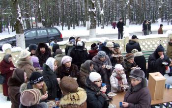 Празднование Рождества Христова в храме Св.Дмитрия Донского
