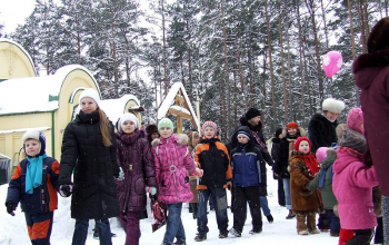 Празднование Рождества Христова в храме Св.Дмитрия Донского