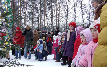 Празднование Рождества Христова в храме Св.Дмитрия Донского
