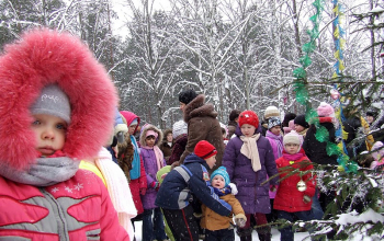 Празднование Рождества Христова в храме Св.Дмитрия Донского
