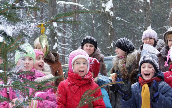 Празднование Рождества Христова в храме Св.Дмитрия Донского