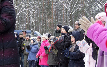 Празднование Рождества Христова в храме Св.Дмитрия Донского