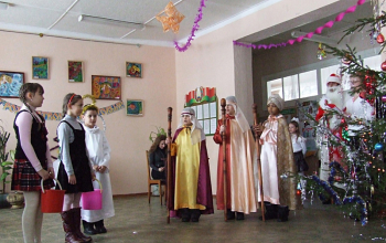 Рождественский утреник для детей д.Зембин