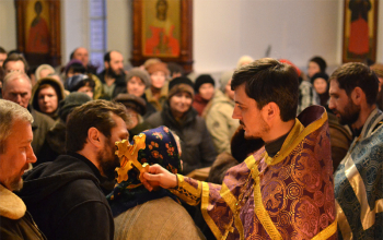 Чин Прощения в храме Рождества Христова