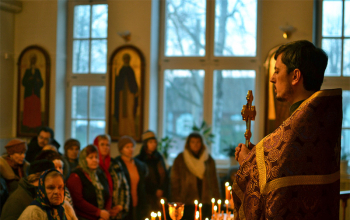 Чин Прощения в храме Рождества Христова